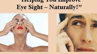 how to improve my eyesight