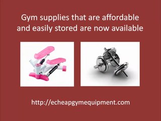 Reap more benefits with Cheap Gym Equipment