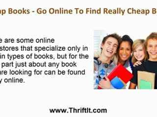 4 Ways in Which You Can Find Cheap Books