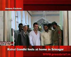Rahul Gandhi feels at home in Srinagar,Jammu Kashmir