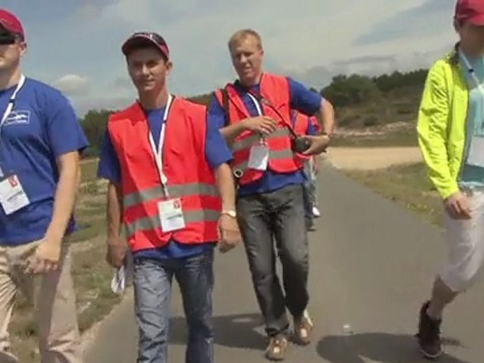 Décollage d'une fusée russe dans les Landes