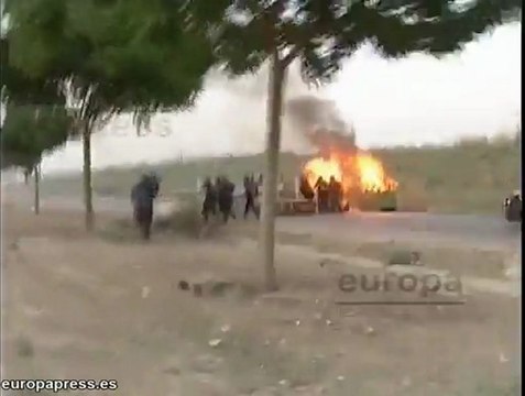 Astilleros de Sevilla se enfrentan a la Policía