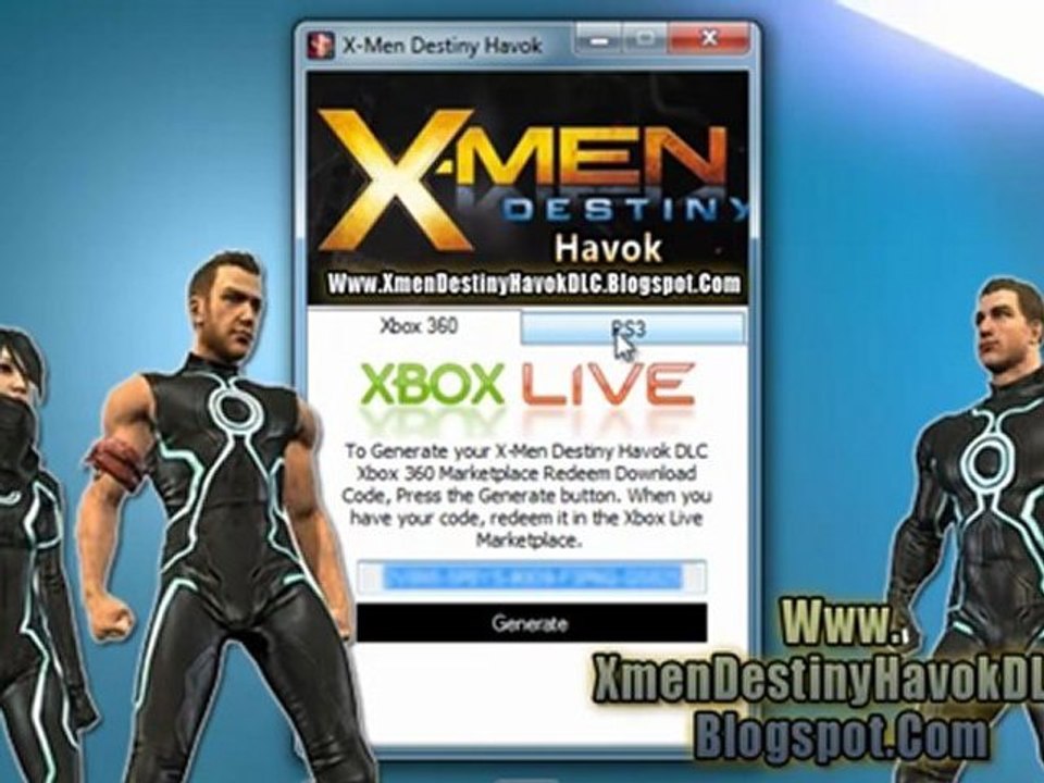 X-Men Destiny Havok DLC - Xbox 360 And PS3