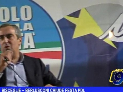 Bisceglie | Berlusconi chiude festa PDL