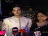 Hot Dia Mirza Looks Stunning In Pink Lahanga Choli At Indian Bridal Fashion Week