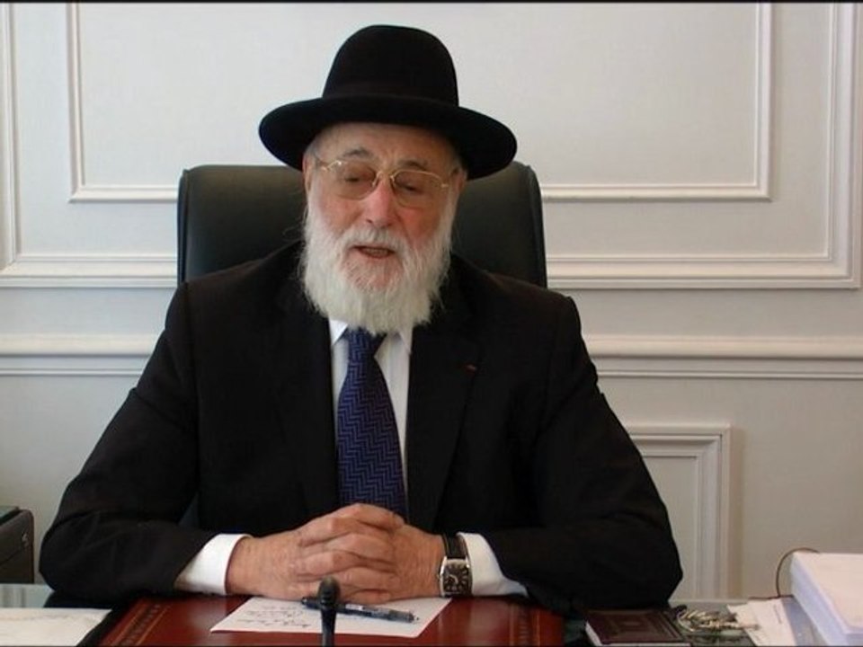 Voeux de Chana Tova pour l'année 5772 par le Grand Rabbin de Paris David Messas