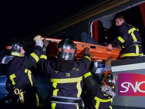 SDIS 76 - Exercice sécurité civile gare SNCF de Rouen Septembre 2011