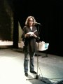 Beatrice Scarfogliero presente Je vous ecris comme je vous aime au Theatre du Rond-Point