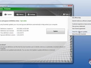 Update Microsoft Security Essentials, Signature vs Engine