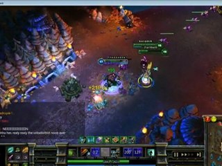 -League of Legends- Epic quadra kill with Jax