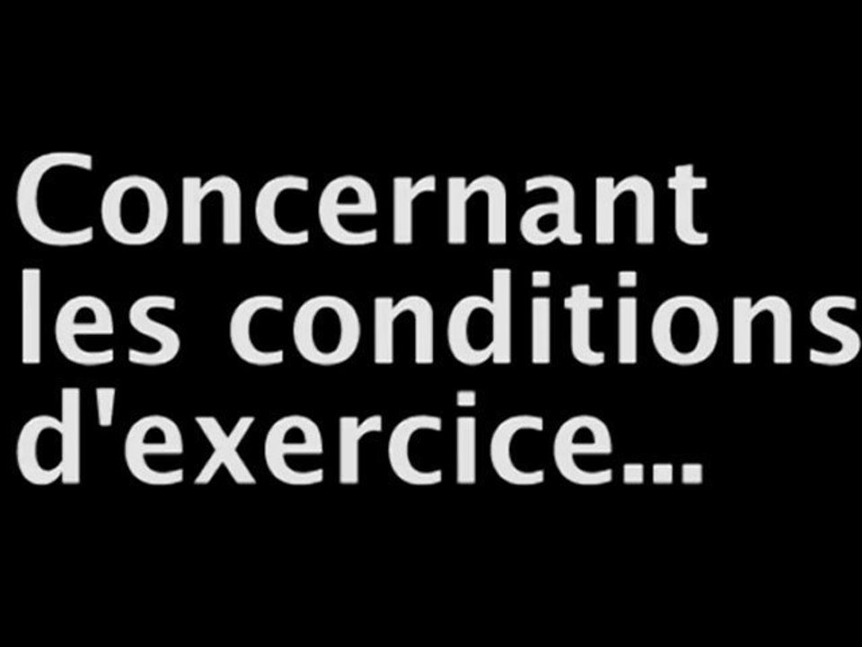 Les conditions d'exercice vues par Xavier Bertrand