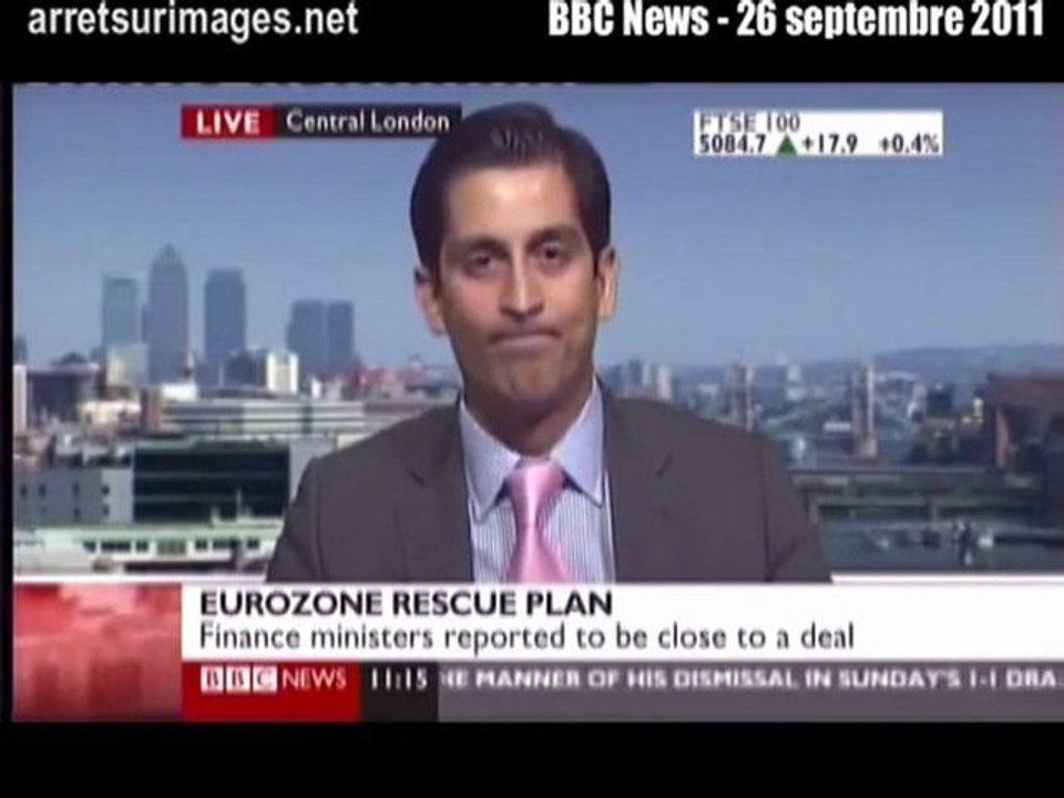 Alessio Rastani (en français) - "C'est Goldman Sachs qui dirige le monde et pas les politiques" - BBC - 26/09/2011
