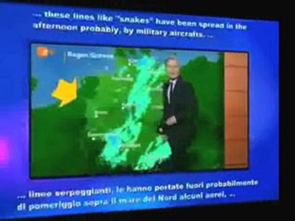 LES CHEMTRAILS - PREUVE METEO RADAR