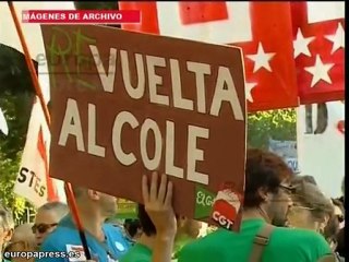 Los sindicatos vuelven a convocar a "la marea verde"