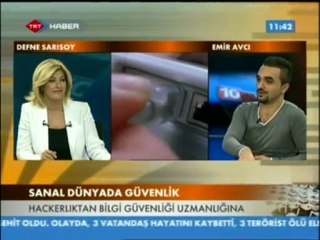 Bilişim Uzmanı - Emir Avcı / Defne Sarısoy ile TRT Haber'de..