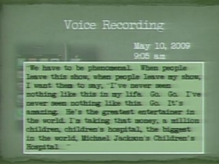 Slurred recording played a Jackson doctor trial