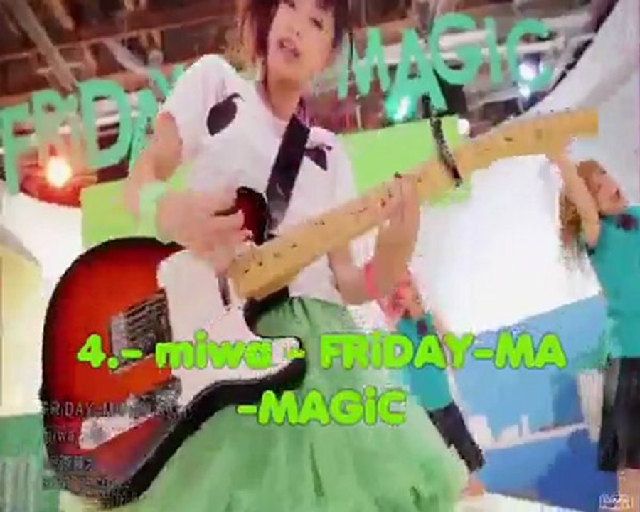 JPOP chart Bolivia (last week September part2)