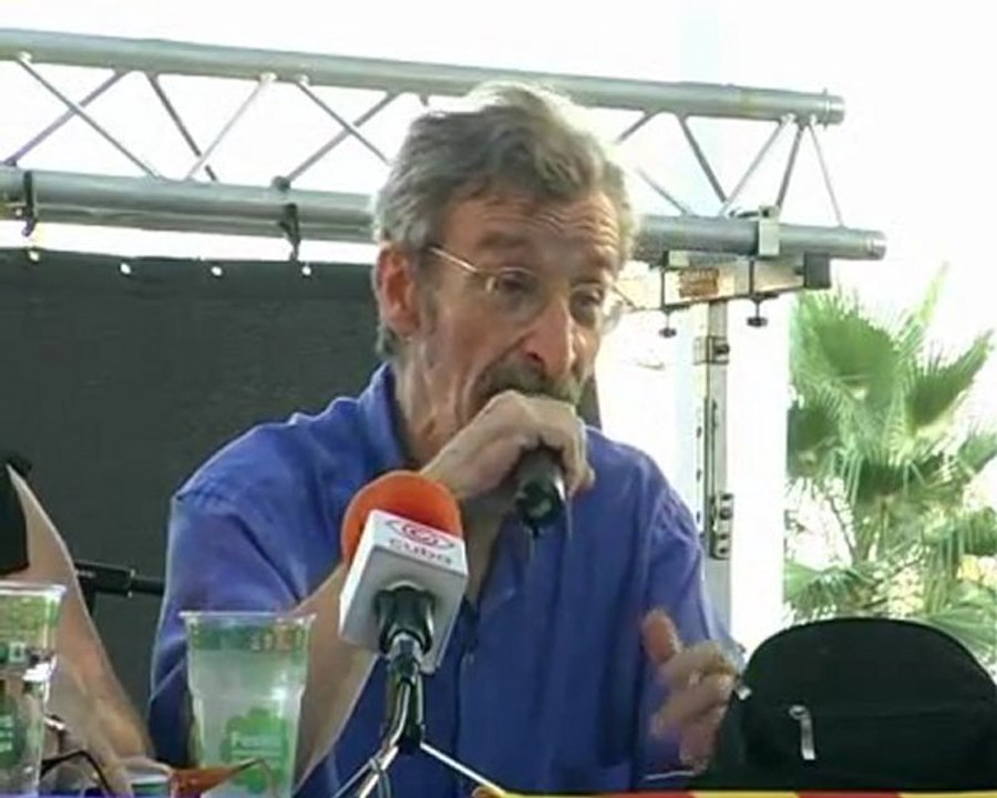 Felipe López-Aranguren, sociólogo. Mesa El tratamiento informativo sobre Cuba y el Sahara