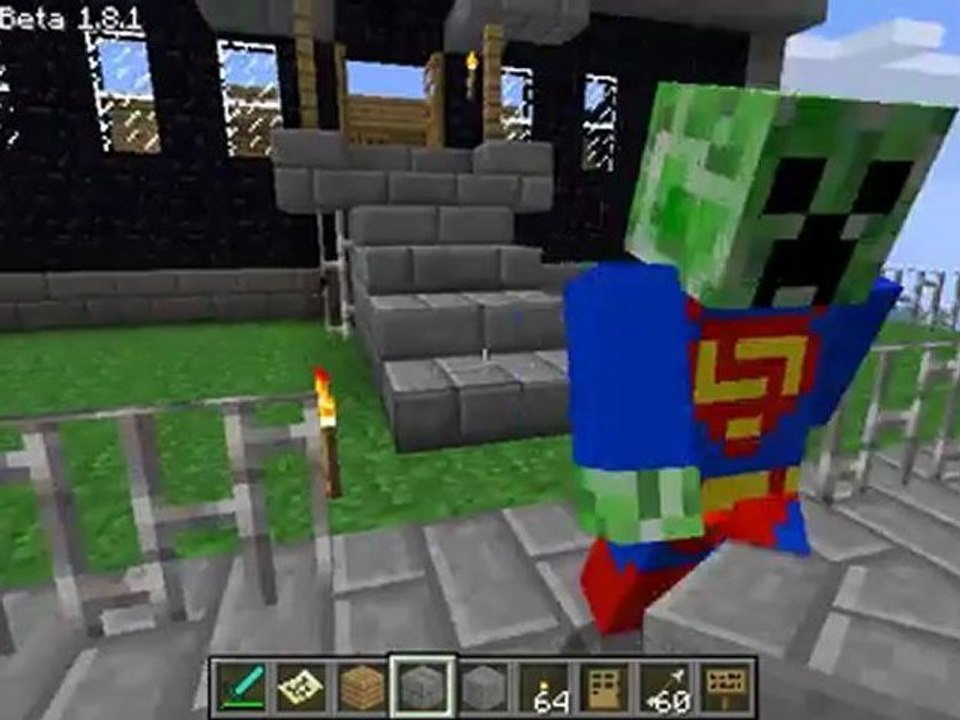 Minecraft Super Creeper fail