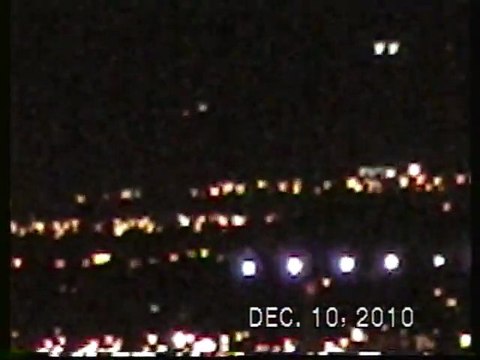 UFO activity over Chile December 2010