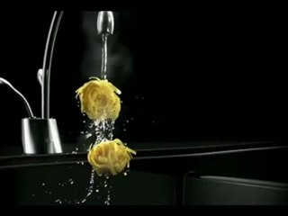 Down the kitchen sink supply and install insinkerator instant hot water taps.