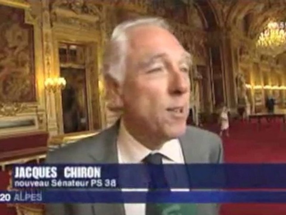 Jacques Chiron sénateur de l'Isère - France 3 Alpes