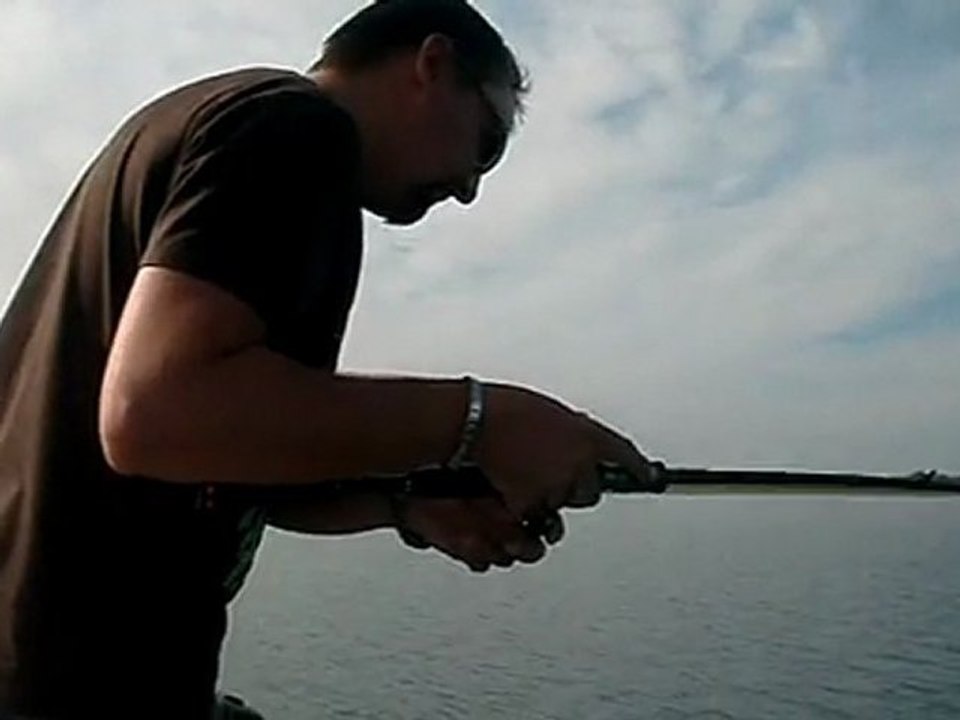 prise silure sur lac d'orient