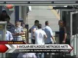 TRT - Metrobüs çalışmaları tüm hızıyla devam ediyor