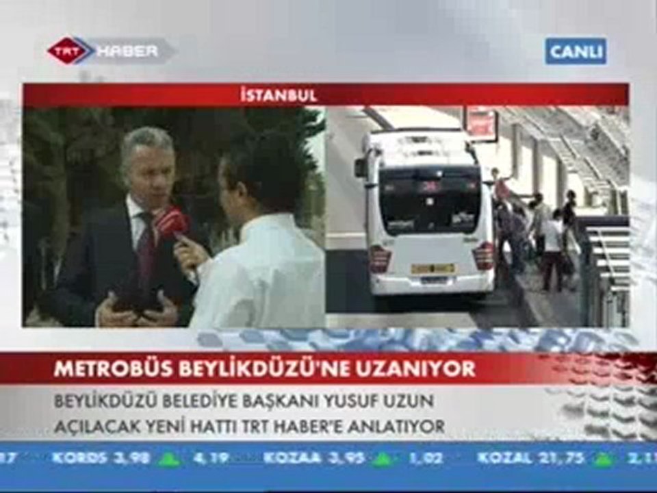 TRT Haber - Başkan Uzun, metronbüs çalışmalarını anlattı