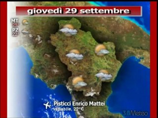 Previsioni del tempo, giovedì 29 settembre