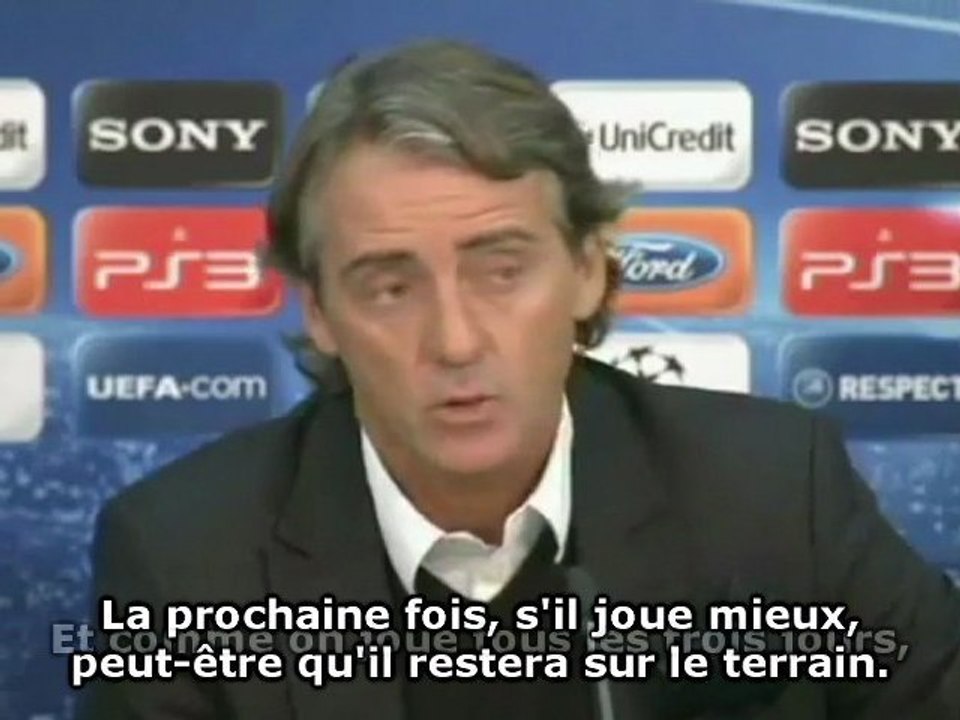 La mise en garde de Mancini à Edin Dzeko