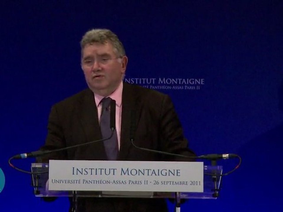 Claude Allègre à l'Institut Montaigne : réforme des universités, il faut poursuivre l'effort