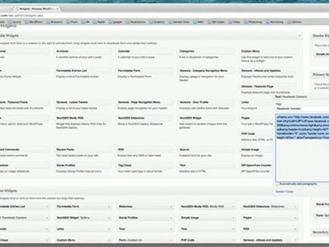 Adding a Unique Side Bar Content on a Page or Post in WordPress