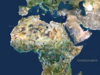 Muammer Kaddafi Cezayir sınırında