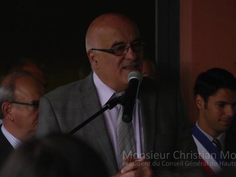 Christian Monteil Président du Conseil Général de Haute-Savoie le 17 sept 2011 à Arthaz Pont-Notre-Dame