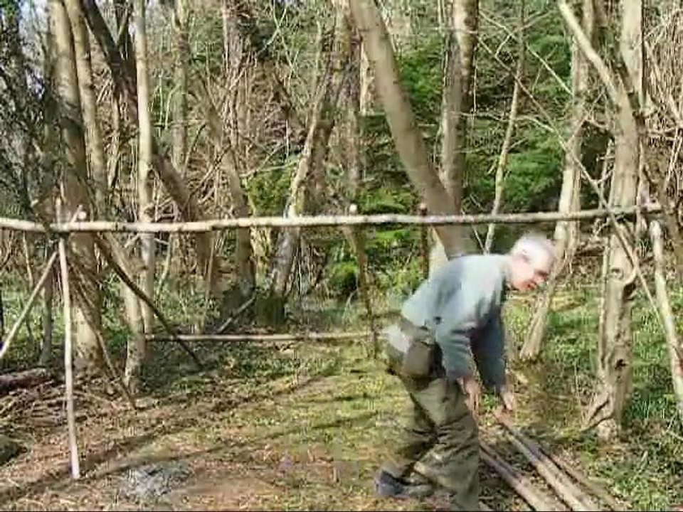 build a wilderness shelter, survival skills 2 of 7
