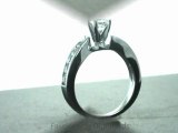 FDENS4028ASR   Asscher Cut Diamond Engagement Ring In Swirl Channel Setting