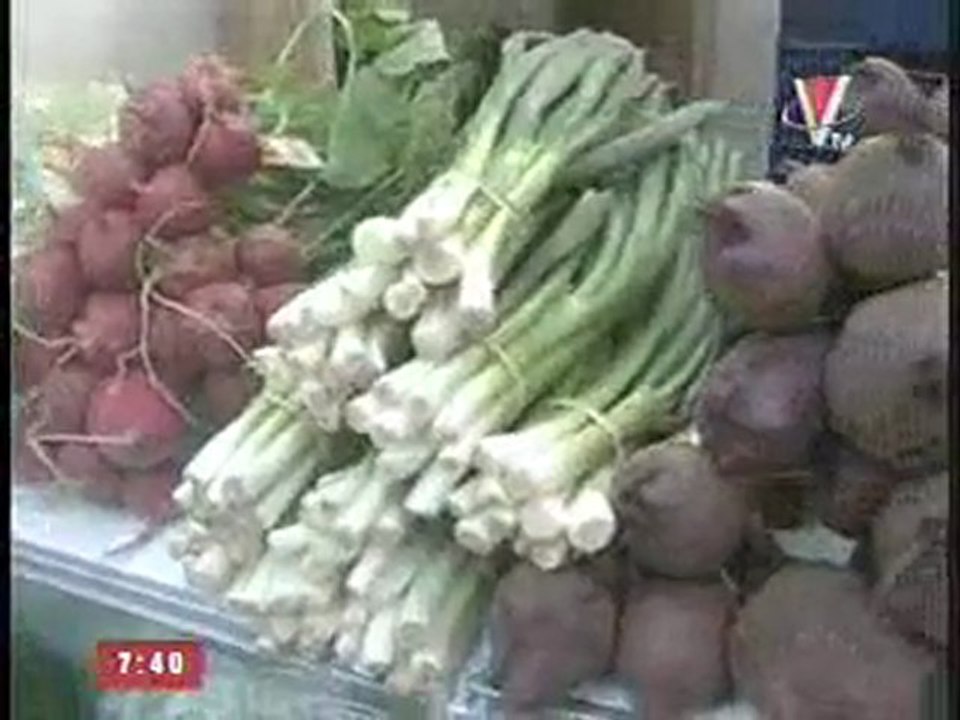 Noticia sobre el I Congreso Centroamericano de Agricultura Orgánica en VICA Informativo, Canal 9.