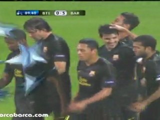 BTE 0 vs BAR 5. Villa Goal