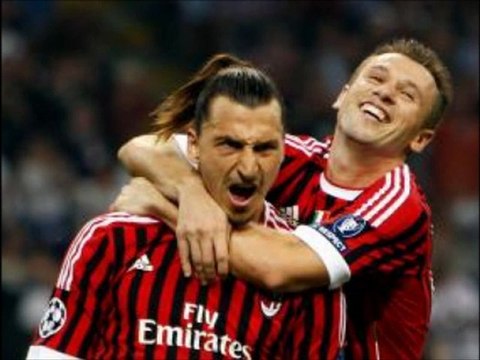 AC Milan 2-0 Viktori Plzen Ibrahimovic penalty, Cassano great-finsih