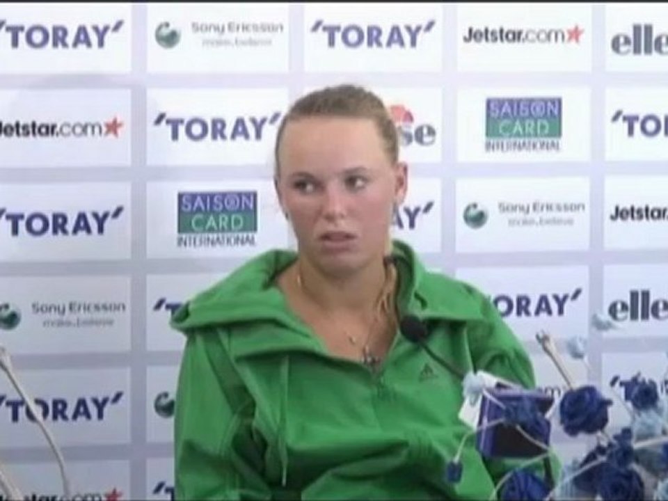 Wozniacki - meine chancen nicht verwertet