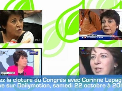 Live discours de Corinne Lepage - Congrès 2011