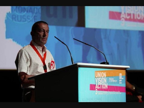 Serge LEGAGNOA FEC FO UNI EUROPA CONGRES TOULOUSE