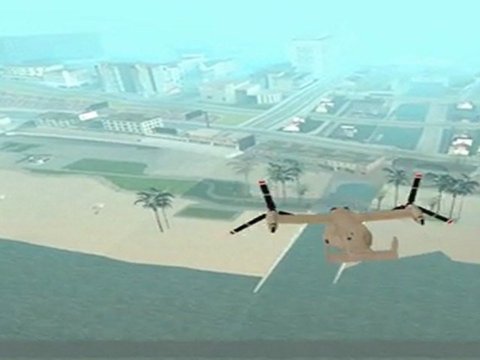 GTA San Andreas V-22 Osprey Mod