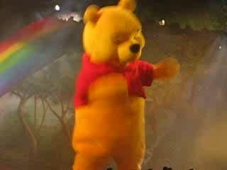 Winnie fait sa gymnastique