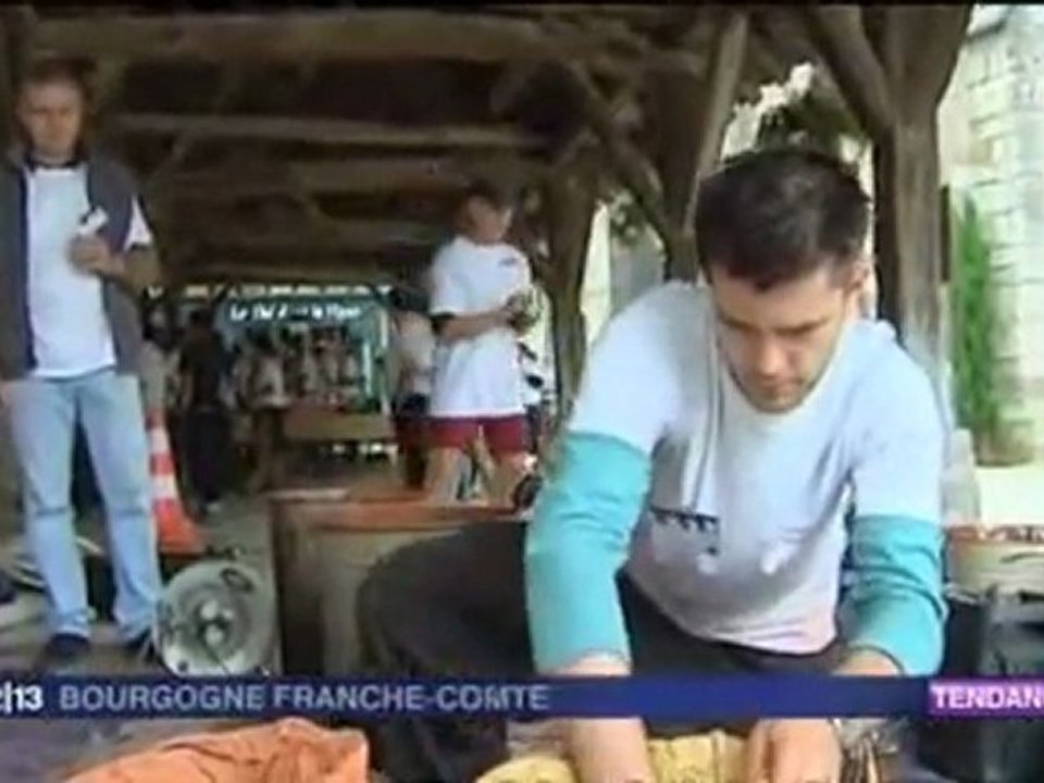 Opération "couleurs locales" à Nolay (21) - été 2009