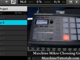 Maschine Mikro Overview - Choosing Groups