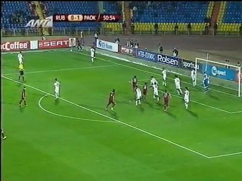Ρούμπιν Καζάν - ΠΑΟΚ / Η ισοφάριση σε 1-1