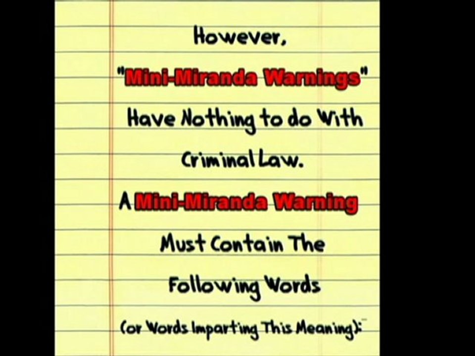 FDCPA Mini - Miranda Warning (by Phone)