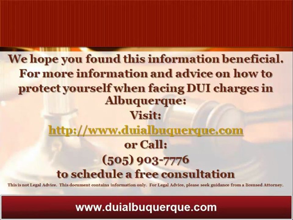 Albuquerque DUI Attorney Explains Implied Consent and How it Impacts You